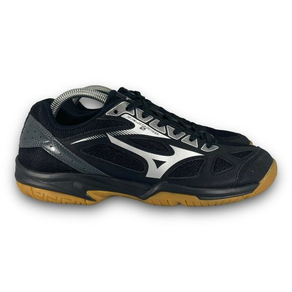 Mizuno Cyclone Speed 2 Indoor Court Sneakers 430270 9073 Black Men 8.5 Women 10 - Picture 1 of 9